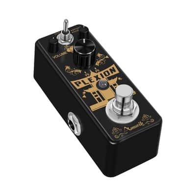 Amuzik Plexion Distortion Pedal for Guitar or Bass with Bright and Normal Mode True Bypass image 4