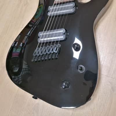 Jackson X Series DKAF7 MS Dinky Archtop with Laurel Fretboard 2019 - Present - Gloss Black image 3