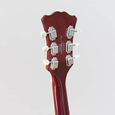 D'Angelico Excel DC Tour Collection Semi Hollowbody Electric Guitar - Solid Wine image 7