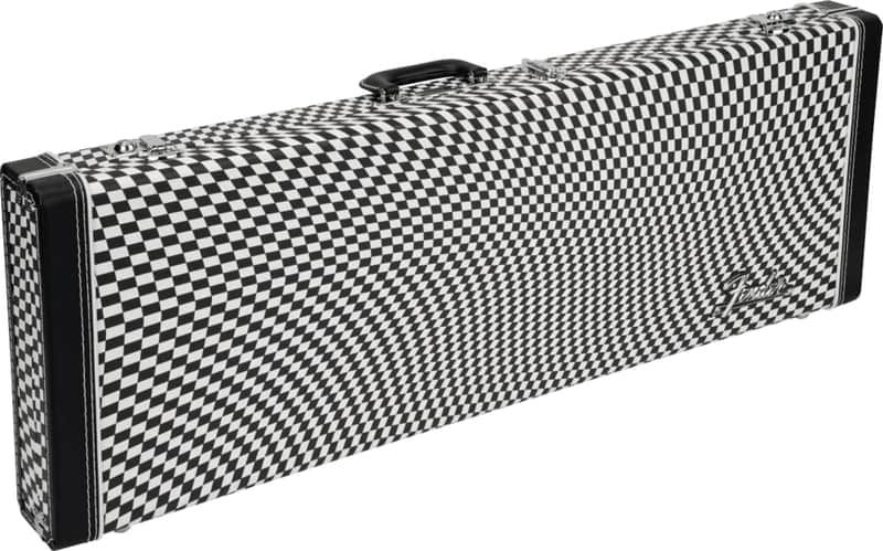 Fender Classic Series Case, Strat/Tele, Wavy Checkerboard Guitar Case image 1