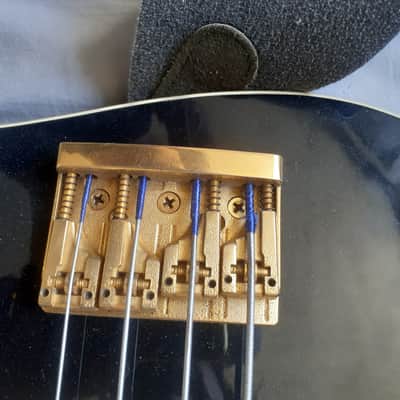 Lag  Blackbass "Panthère Noire" 1983 made in France Custom Shop Handmade Toulouse Fretless, Neckthru, DiMarzio Set Pickups image 9