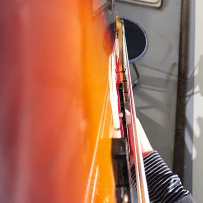 Fender Japan JB62-95 Jazz Bass. Japan vintage made in 1990. Originally lacquer painted. image 8