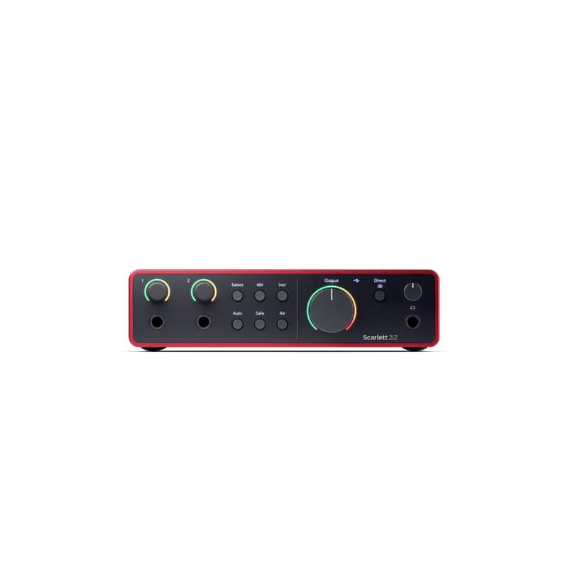 Focusrite Scarlett 2i2 4th Gen USB Audio Interface