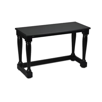 Viscount Wooden Bench for Legend Organ - Black image 1