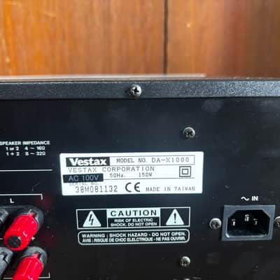 Vestax DJ SYSTEM CONTROL AMPLIFIER DA-X1000 Powermixer image 4