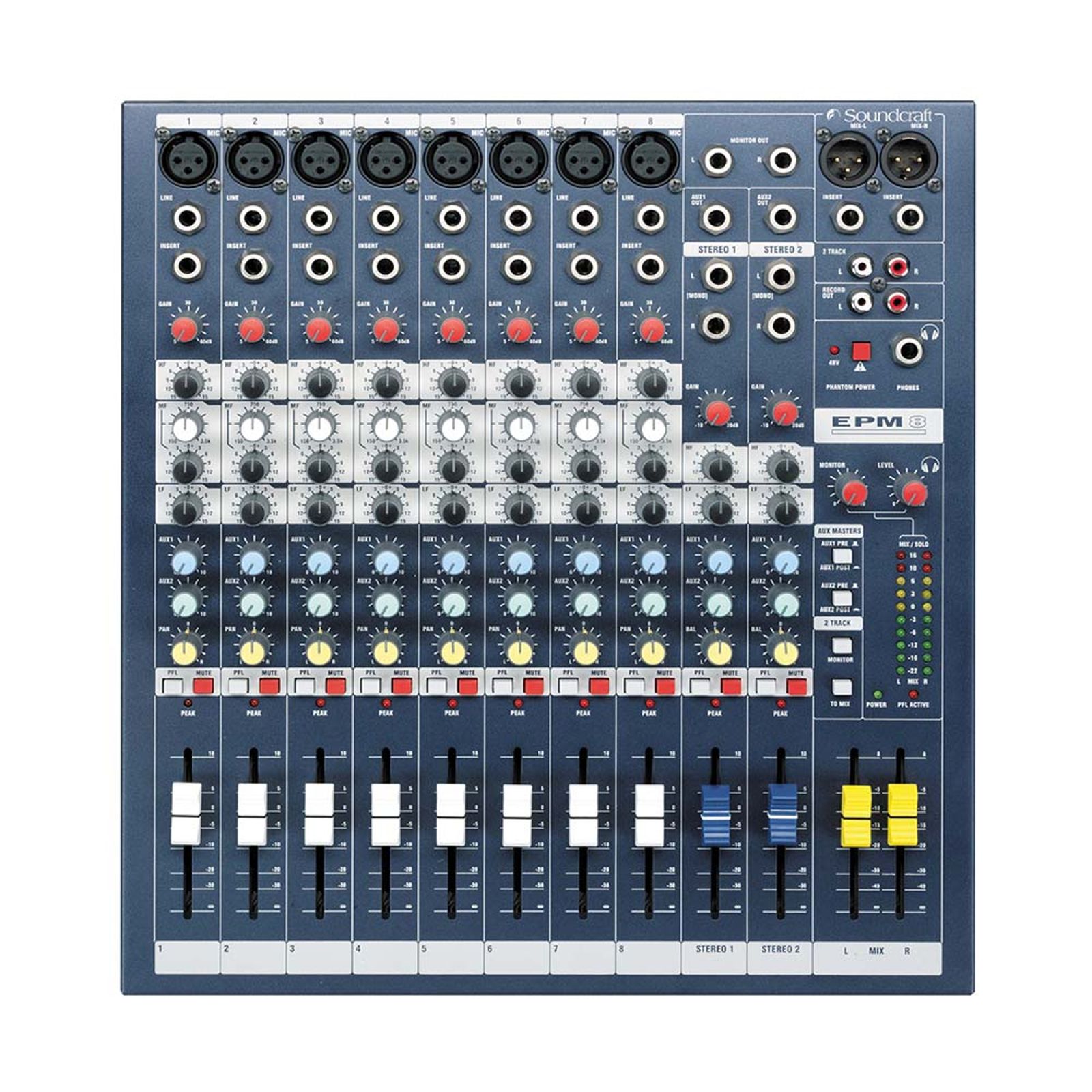 Soundcraft EPM 8 ミキサー　dtm Soundcraft EPM-8 Multi-Format 8-Channel Mixer | Reverb