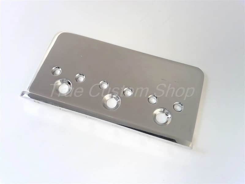 True Custom Shop® Chrome Fender® Mexican Standard Stratocaster 2-3/16" Hardtail Bridge Plate image 1