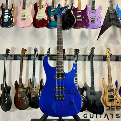 Jackson American Series Virtuoso HT Electric Guitar w/ Case-Mystic Blue image 2