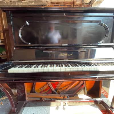 HUGE! RARE  ANTIQUE Bluthner German Upright Grand Piano 1882 Walnut Blüthner image 2