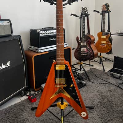 Epiphone Joe Bonamassa Signature '58 "Amos" Korina Flying V 2018 - 2019 - Korina image 1