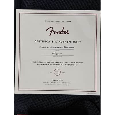 Fender American Acoustasonic Telecaster image 12