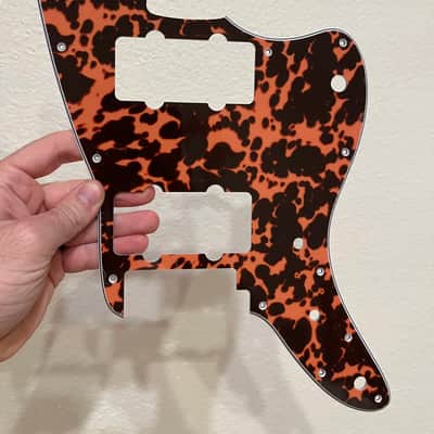 Squier Affinity Jazzmaster pickguard - Leopard Tortoise shell image 3