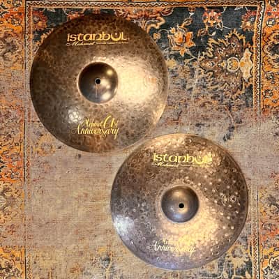 RARE Raw ISTANBUL Mehmet 61st Anniversary Vintage Series Hihats 14” 885 1105 g MINT Stunning image 1