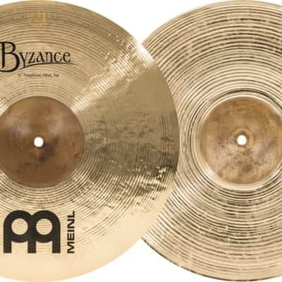Meinl Cymbals Byzance Brilliant Polyphonic Hi-hats - 15 inches image 2