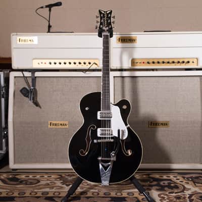 Gretsch G6136SLBP Brian Setzer Signature Black Phoenix Black  owned by Chris Shiflett image 1