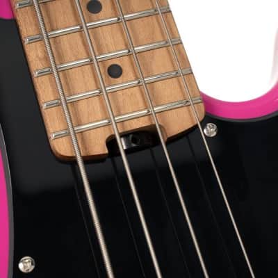 Cort GB Short Scale Bass Guitar w/Gig-bag. Fandango Purple image 4