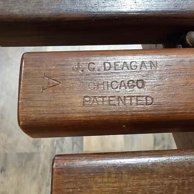 RARE Deagan Solid Honduran Rosewood Xylophone Circa 1920's image 6