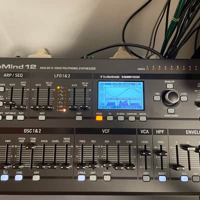 Behringer DeepMind 12D Desktop 12-Voice Polyphonic Analog Synth Module 2016 - Present - Black image 2