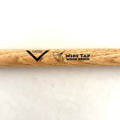 Single Vater VWTW Wire Tap Wood Handle Drum Brush - FIXED WIRE (ONE BRUSH ONLY) image 5