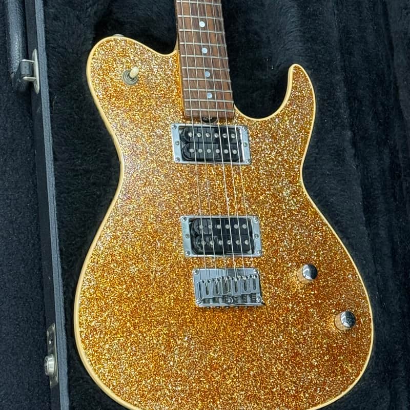 Grosh Guitars T Style Sparklecaster Early 2000’s - Gold Sparkle image 1