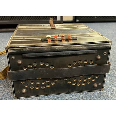 Columbia Button Accordion Antique Vintage image 13