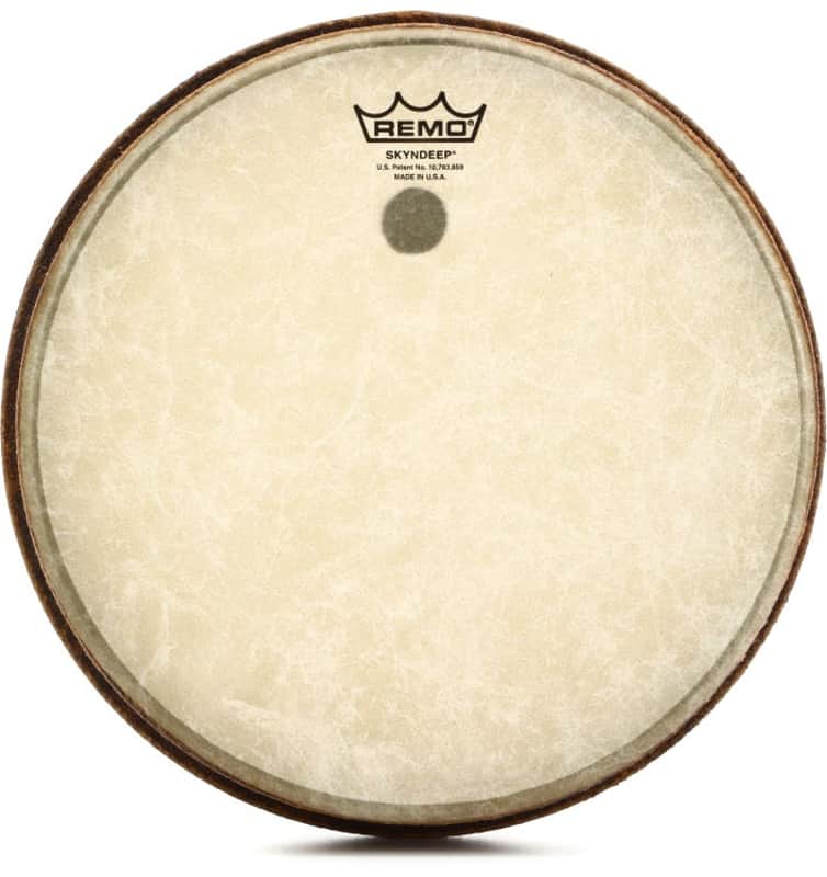 Remo Mondo Skyndeep Beige Fiberskyn Djembe Drumhead - 12 inch (MO2512SD-0099d1) image 1