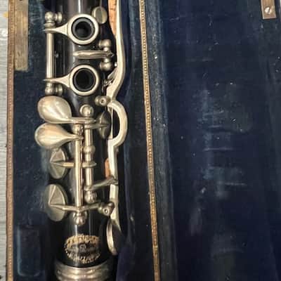 Antique Rampone Brevettato clarinet 1900 - Grenadilla wood image 11
