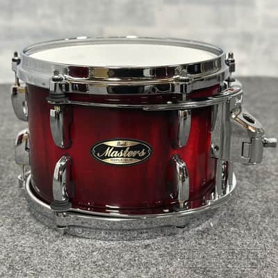 Pearl Masters Maple/Gum 4pc Drum Set Saman Cardinal Burst image 2