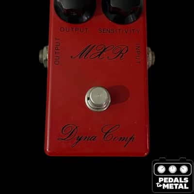 MXR Dyna Comp Script Logo Vintage - Red - X18957 image 2