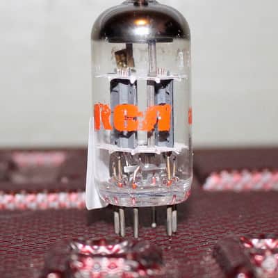 TUNGSRAM ECC83 12AX7 HUNGARY S RODS DUAL SUPPORT HALO GETR MINTY VINTAGE 1970's FOR RCA image 1