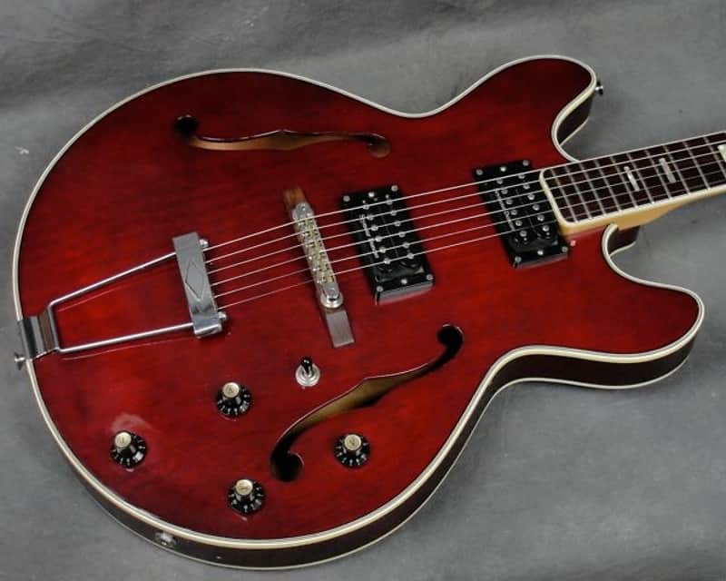 1970's Ventura Hollow Body 335 Guitar, MIJ, Japan, USA Seymour Duncan Pickups image 1