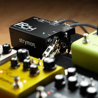 Stereo to FOH Kit Extended Range - Strymon PCH Active Direct Interface + 2x Pig Hog Black/White Woven XLR Cable 30FT image 5