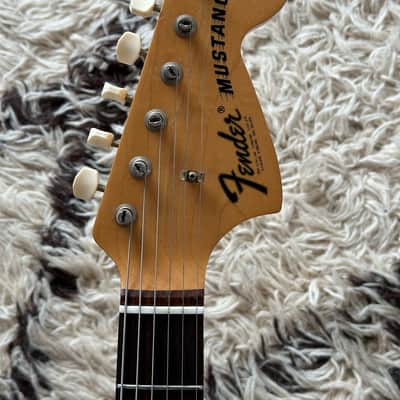 Fender Mustang Guitar with Rosewood Fretboard 1973 - 1974 - Olympic White image 3