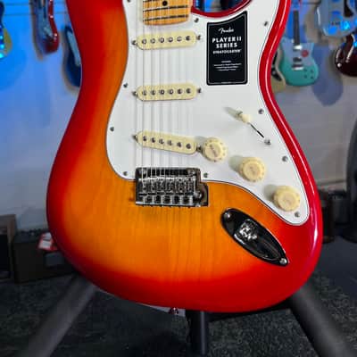 Fender Player II Stratocaster Electric Guitar - Aged Cherry Burst with Maple Fingerboard Auth Deal Free Ship! 678 FREE PLEK! image 1