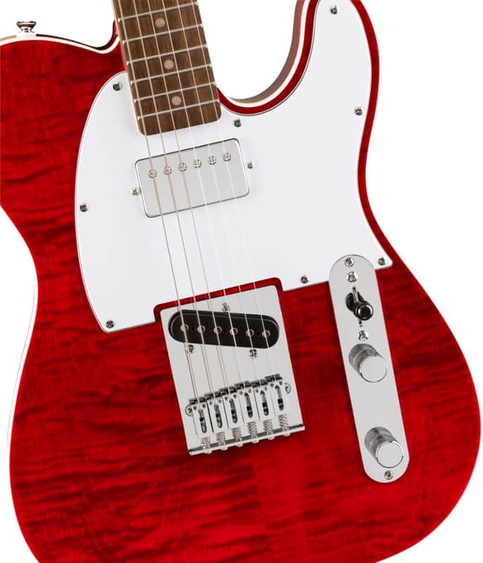 Squier Affinity Telecaster FMT SH - Crimson Red Transparent image 1