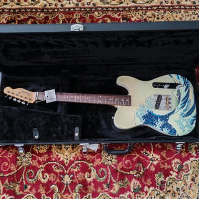 *NEW IN BOX* 2026 Fender Japan Art Canvas Esquire "The Great Wave Off Kanagawa" Hokusai - Limited Edition Fender Flagship Tokyo ONLY ! MIJ, JD26 image 1