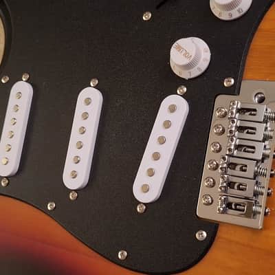 Stratocaster Body Fully Loaded Sunburst w/neck plate + Extras image 10