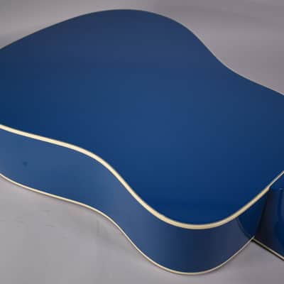 2021 Gibson Custom Shop Ltd Ed Hummingbird Acoustic-Electric Guitar | Big Sky Blue Finish W/OHSC image 16