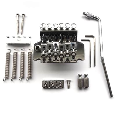 Floyd Rose Licensed Tremolo System - Double locking - Full Kit - Chrome image 8
