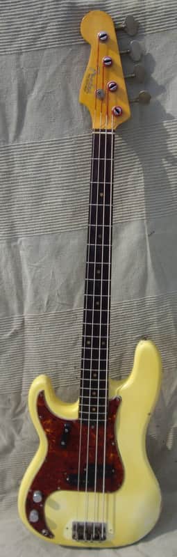 Fender Precision Bass Lefty 1963 Blonde Color Super Rare Left Hand image 1
