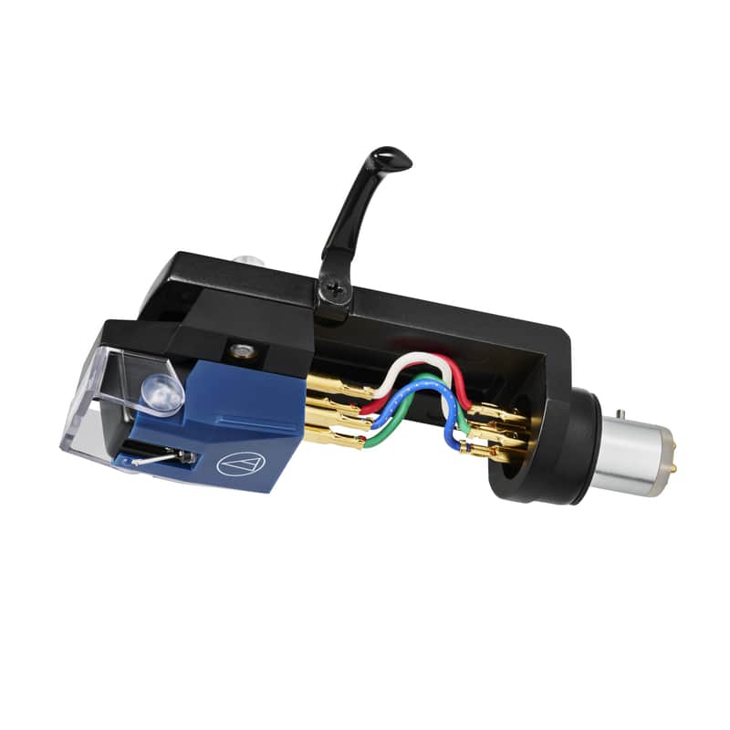 Audio-Technica AT-VM520xEB/H VMx Headshell with Dual Moving Magnet Cartridge and 0.3 x 0.7 mil Elliptical Bonded Stylus for Turntable image 1
