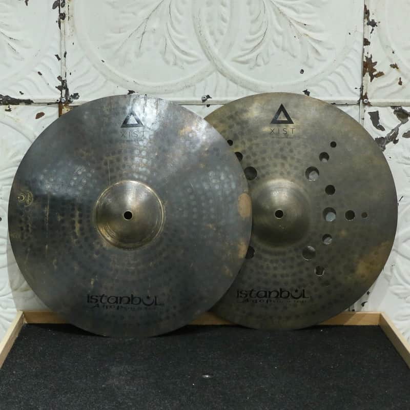 Istanbul Agop XIST Ion Dark Hi-hat Cymbals 15in (868/1090g) image 1