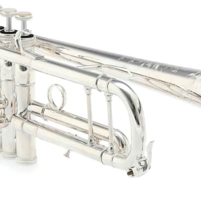 S.E. Shires TRQ10S Q Series Professional Bb Trumpet - Silver Plated image 1