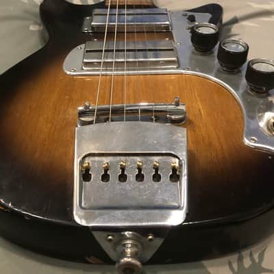 Beltone Solid body 1953 Natural black fade burst image 5