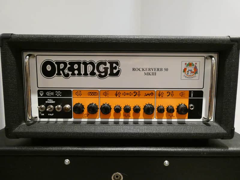 Orange Rockerverb 50 MK III 2-Channel 50-Watt Guitar Amp Head 2014 - Present - Black image 1