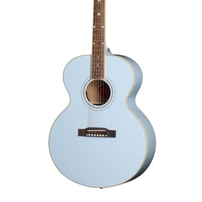 Epiphone J-180 LS Frost Blue - Acoustic Guitar image 4