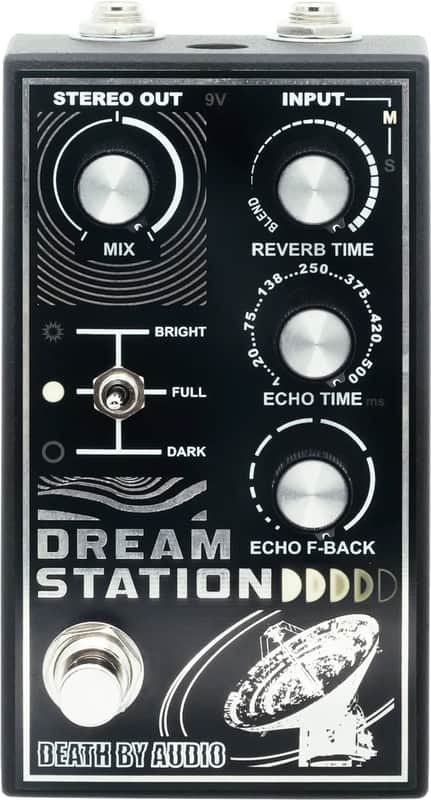Death by Audio Dream Station Stereo Reverb/Delay Effects Pedal image 1