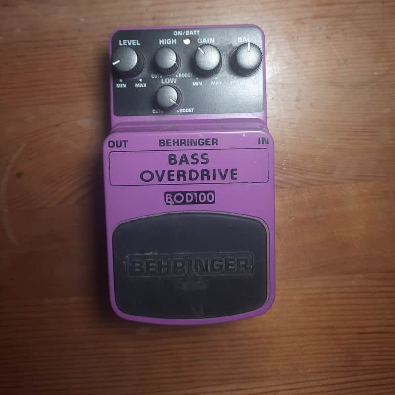 2000s Behringer BOD100 Bass Overdrive Purple