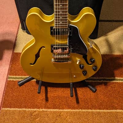 Epiphone ES-335 Traditional Pro w/Epiphone 2021 - Metallic Gold image 5