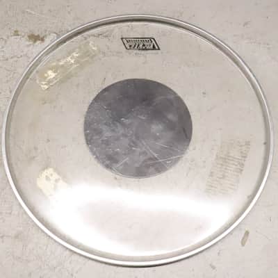 Ludwig 18" Rockers Clear Silver Dot Drum Head 1980's image 4